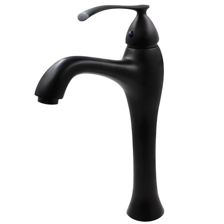 NOVATTO TRADITIONAL Single Lever Vessel Faucet, Matte Black BM-116MB